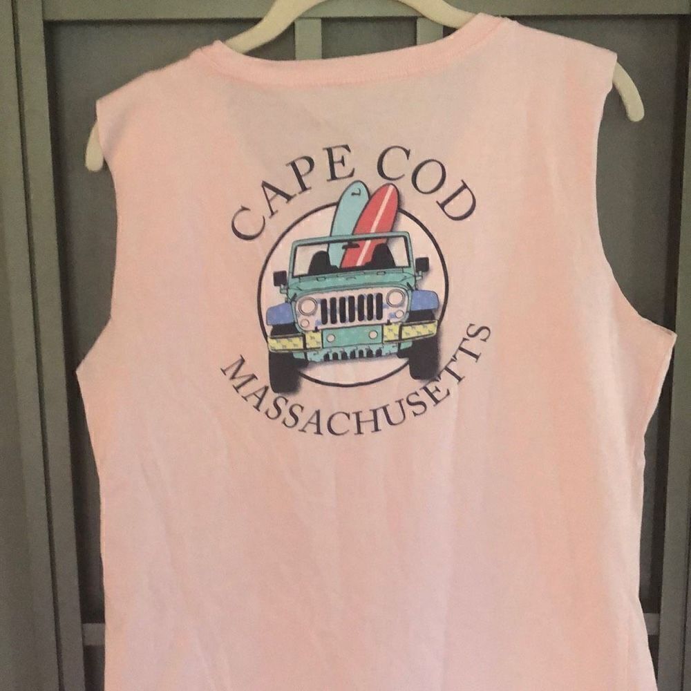 Cuffy’s Cape Cod surfing cut off T-shirt tank size L￼